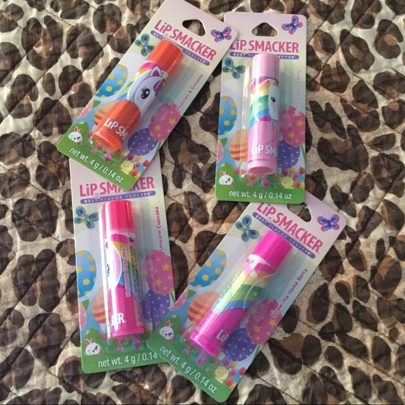 Lip Smacker Other - GIFT ALERT! Lip Smackers Lip Balm Fruity Candy Cake Set of 4